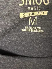 Vorschaubild 5 von Herren Basic T-Shirt Gr. 48/M Blau Slim Fit