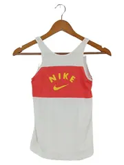 Vorschaubild 1 von Damen Sport Shirt Tanktop Gr. 36/S Weiß Rot Rippstrick Logo