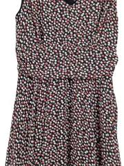 Vorschaubild 4 von QUIERO Damen Sommerkleid Gr. 38 Klassisch Mehrfarbig Punkte Midikleid