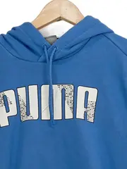Vorschaubild 2 von Herren Kapuzenpullover Hoodie Gr. 48;M Blau Sportlich Logo-Print
