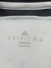 Vorschaubild 3 von Herren Fußball Trikot Langarm Gr. 50/L Schwarz Gestreift Climacool