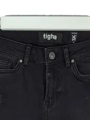 Vorschaubild 3 von Bonnie Damen Jeans Slim Fit W28 Schwarz Destroyed Biker