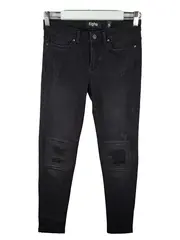 Vorschaubild 1 von Bonnie Damen Jeans Slim Fit W28 Schwarz Destroyed Biker
