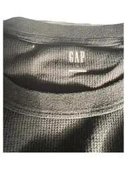 Vorschaubild 2 von Damen Langarmshirt Gr. S schwarz Rippstrick Baumwolle Basic