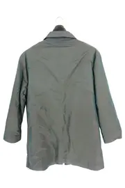Vorschaubild 2 von Damen Leichte Jacke Grau Polyester Reißverschluss Gr. 42/XL Casual