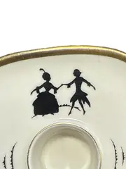 Vorschaubild 2 von Sammelteller Weihnachten 1954 Porzellan Pärchen Motiv Mehrfarbig