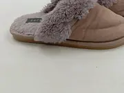 Vorschaubild 4 von Hausschuhe Damen Gr. 38 Rosa Pantoffeln Fellbesatz Komfortabel
