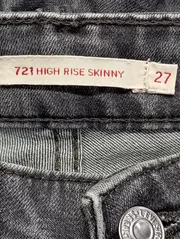 Vorschaubild 3 von Damen Jeans Skinny Fit 721 High Rise W27/36/S Grau