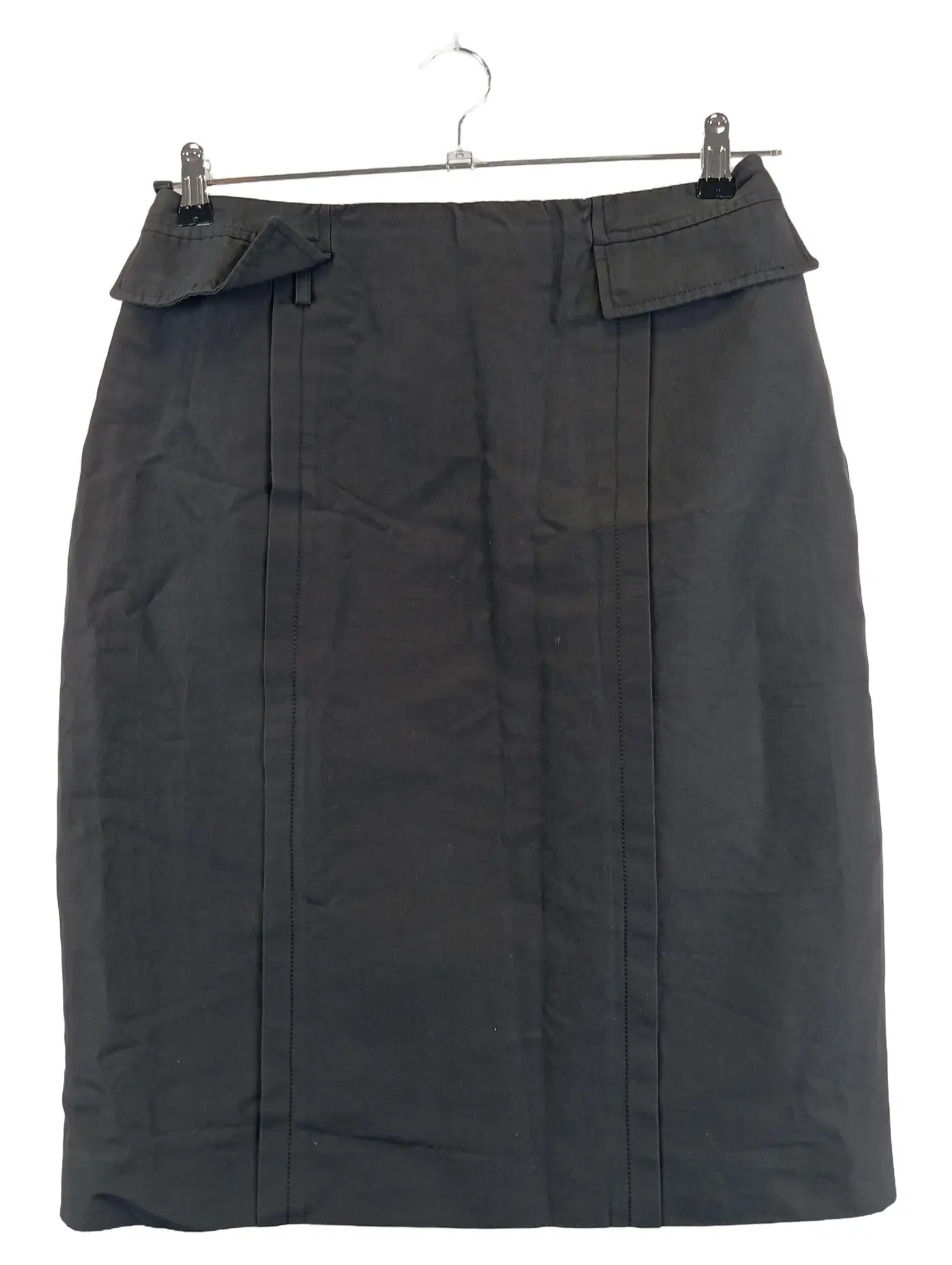 ALBERTA FERRETTI Bleistiftrock Damen Elegant Business Midirock Schwarz 42 XL