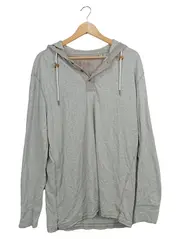 Vorschaubild 1 von Herren Kapuzenpullover Grau XXL Casual Baumwolle Viskose