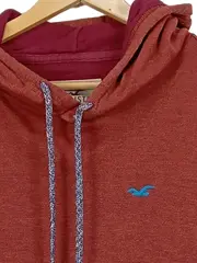 Vorschaubild 4 von Hoodie Herren Gr. 36 Rot Casual Kapuzenpullover