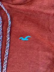 Vorschaubild 3 von Hoodie Herren Gr. 36 Rot Casual Kapuzenpullover