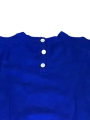 Vorschaubild 4 von Damen Pullover Kurzarm Basic Blau Gr. 36/S Viskose
