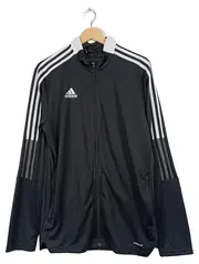 Vorschaubild 1 von Trainingsjacke Herren Gr. L AEROREADY Schwarz 3-Streifen
