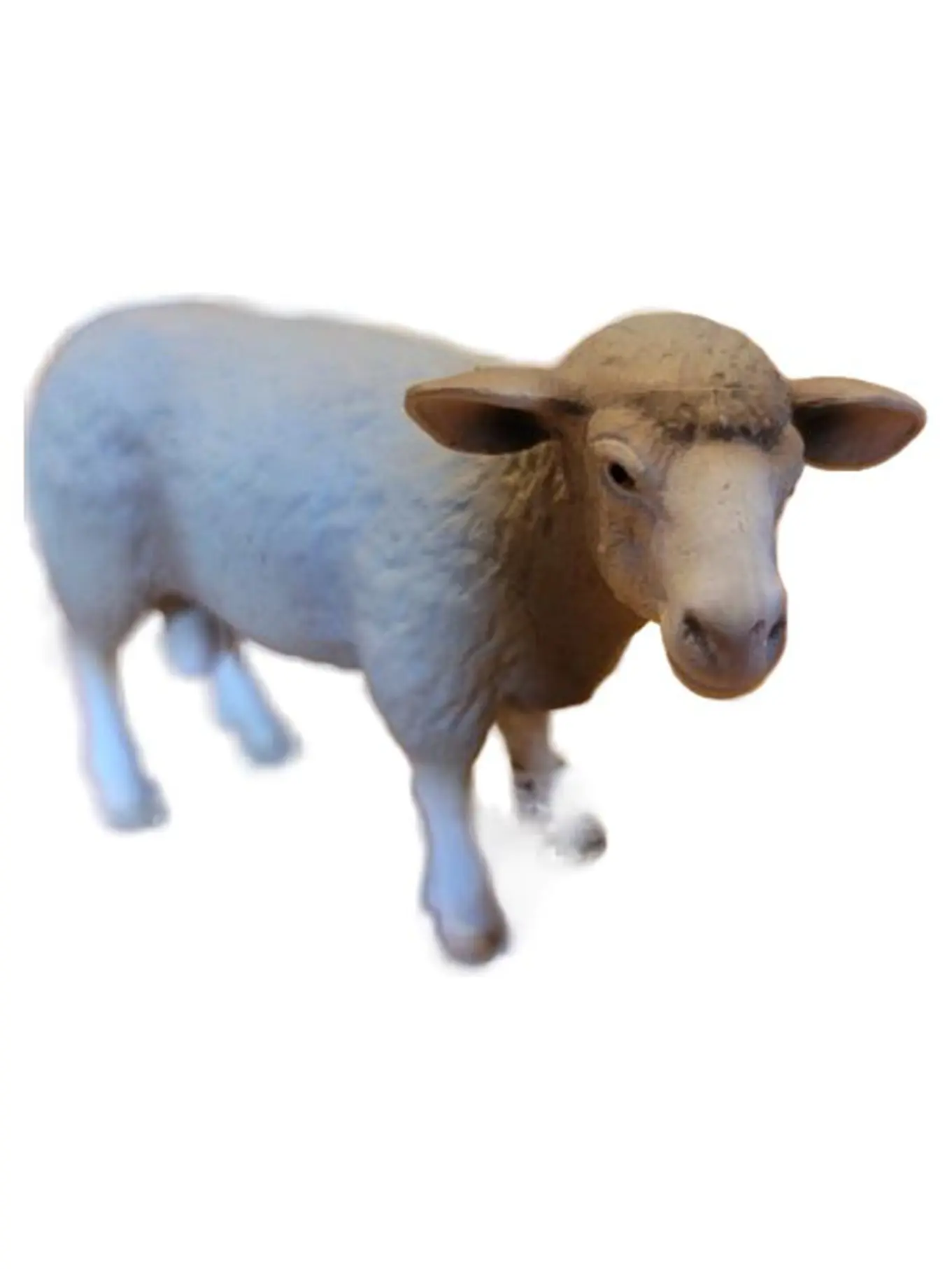 SCHLEICH Spielfigur Schaf Tierfigur Bauernhof Spielzeug Kinder Beige