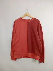 Vorschaubild 2 von EDC Sweatshirt Damen Rot Baumwolle Gr. 38/M Langarm Freizeit