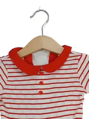 Vorschaubild 4 von Baby Body Gr. 62 Baumwolle Gestreift Mehrfarbig Rüschen Schleife