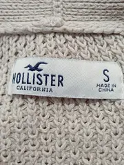 Vorschaubild 2 von Strickjacke Damen Beige Gr. 36/S Casual Strickmuster Baumwolle