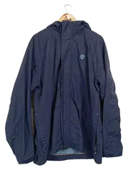 Vorschaubild 1 von Herren Outdoorjacke Blau Gr. 50/L Nylon Kapuze