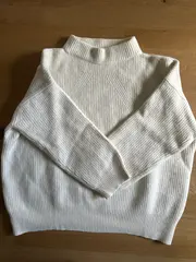 Vorschaubild 2 von Damen Pullover Beige Gr. 40/L Casual Rippstrick