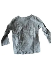 Vorschaubild 2 von Langarmshirt Kinder Gr. 98 Oliv Basic Baumwolle Unisex