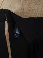 Vorschaubild 10 von Jumpsuit Damen Kurz Overall Schwarz Gr. 34 XS Raffungen Viskose