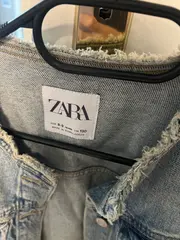 Vorschaubild 5 von Kinder Mädchen Jeansjacke Blau Gr. 128 (130 cm) Casual Baumwolle