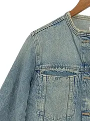 Vorschaubild 2 von Kinder Mädchen Jeansjacke Blau Gr. 128 (130 cm) Casual Baumwolle