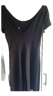 Vorschaubild 2 von Damen Freizeitkleid Gr. 36/S Schwarz Casual Baumwolle