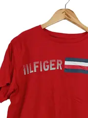 Vorschaubild 2 von Herren T-Shirt Rot Gr. 52/XL Casual Logo-Print
