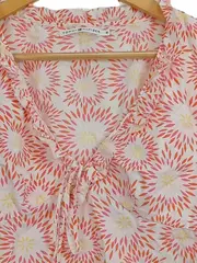 Vorschaubild 4 von Damen Bluse Blumenmuster Rüschen Gr. 40/L