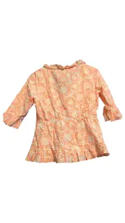 Vorschaubild 3 von Damen Bluse Blumenmuster Rüschen Gr. 40/L