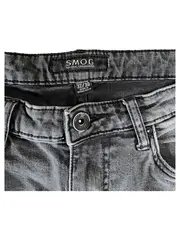 Vorschaubild 7 von Herren Jeans Straight Leg Grau W32 L30 Casual Baumwolle