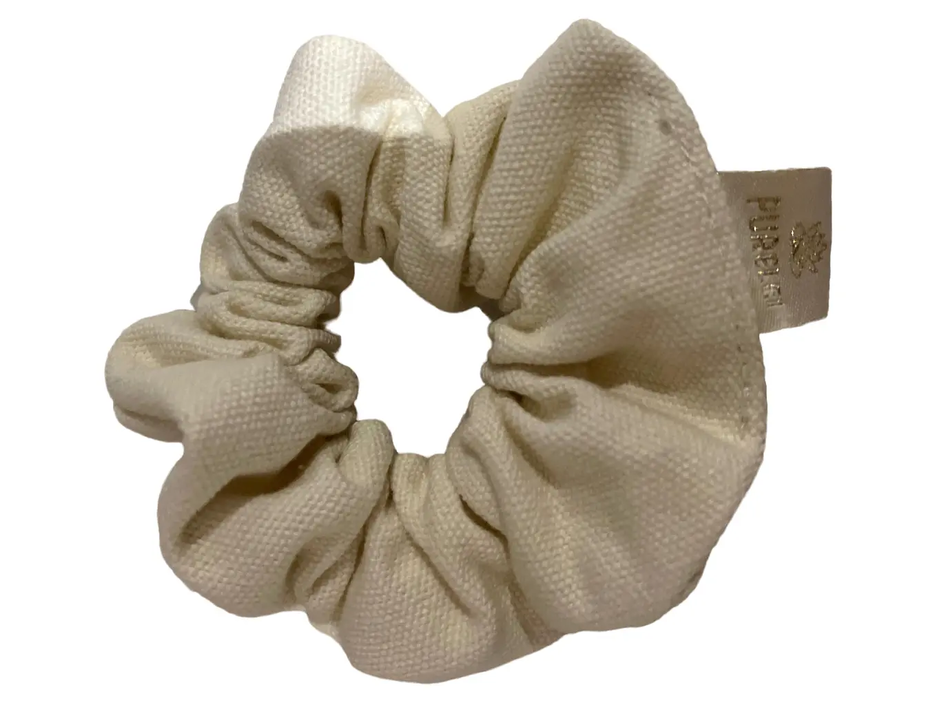 PURELEI Haargummi Damen Basic Uni Beige Haaraccessoire