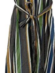 Vorschaubild 3 von Damen Freizeitkleid Gestreift Mehrfarbig Gr. 38/M