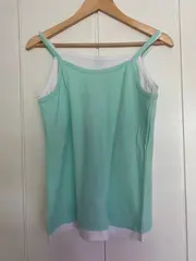 Vorschaubild 2 von Bench Damen Top Türkis Gr. 44/XXL Casual Baumwolle Logo-Print