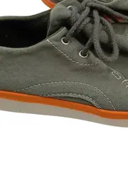 Vorschaubild 2 von Sneaker Low Kinder Gr. 35 Grau Canvas Orange Sohle
