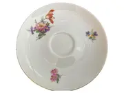 Vorschaubild 1 von KAISER Unterteller Porzellan Weiß Blumenmuster Klassisch Teller Untertasse