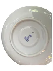 Vorschaubild 2 von KAISER Unterteller Porzellan Weiß Blumenmuster Klassisch Teller Untertasse