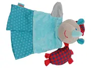 Vorschaubild 1 von Handpuppe Nashorn Türkis Stofftier Kuscheltier Kasperletheater 31cm
