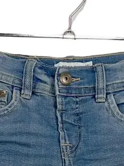 Vorschaubild 2 von Kinder Jeans Shorts Gr. 104 3-4 Jahre Blau Denim