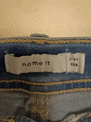 Vorschaubild 4 von Kinder Jeans Shorts Gr. 104 3-4 Jahre Blau Denim