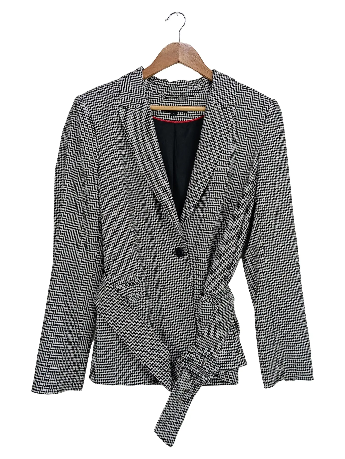 COMMA, Damen Blazer kariert klassisch Mehrfarbig Gr. 42/XL