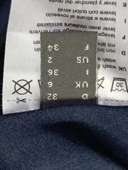 Vorschaubild 4 von Businesskleid Damen Gr. 32/XXS Blau Elegant Klassisch Ärmellos