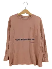 Vorschaubild 1 von Kinder Langarmshirt Rosa Gr. 122 mit Aufdruck Brusttasche