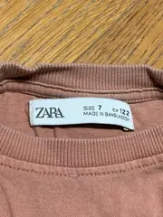 Vorschaubild 4 von Kinder Langarmshirt Rosa Gr. 122 mit Aufdruck Brusttasche