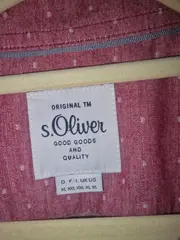 Vorschaubild 3 von Herren Freizeithemd Langarm Rot Gepunktet XL Casual