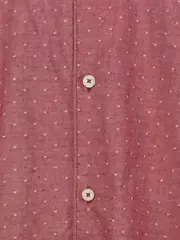 Vorschaubild 5 von Herren Freizeithemd Langarm Rot Gepunktet XL Casual