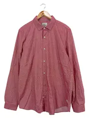 Vorschaubild 1 von Herren Freizeithemd Langarm Rot Gepunktet XL Casual