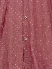 Vorschaubild 4 von Herren Freizeithemd Langarm Rot Gepunktet XL Casual